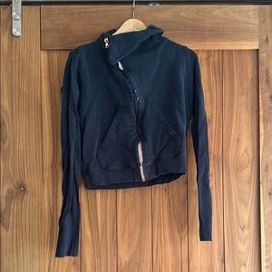 Frank & Eileen Asymmetric Zip Neck Sweatshirt